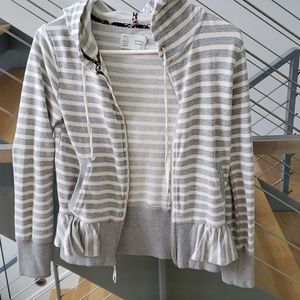 Anthropologie XS stylish zip up hoodie